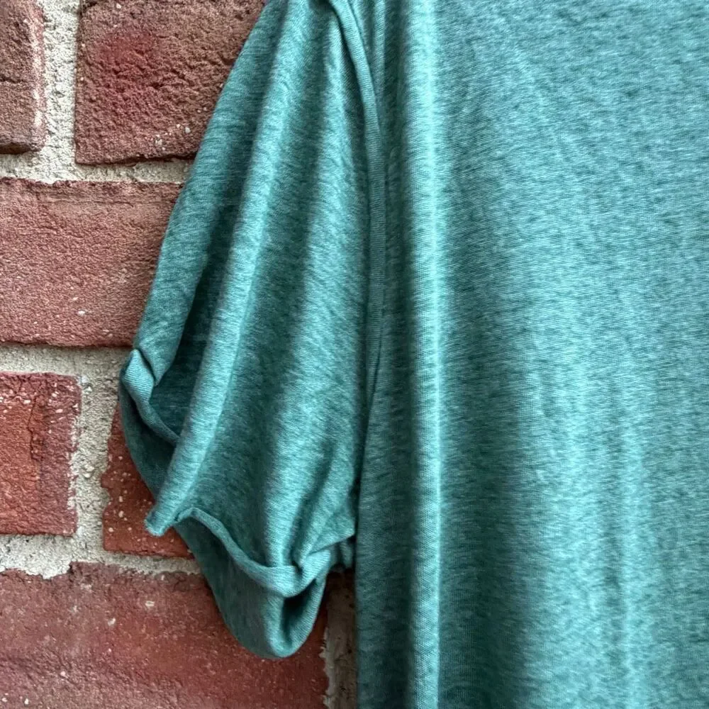 Free People X We The Free Vella Pocket Oversized Tee shirt green M NEW